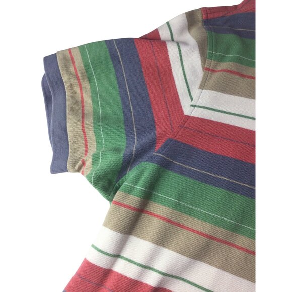 Daniel Cremieux Mens XXL Striped Polo Shirt *Multicolor*Cotton*EUC - Picture 3 of 7